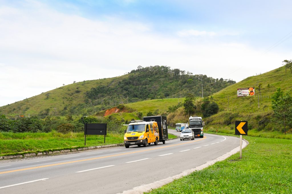 Rodovia BR-101, no Espírito Santo. Foto: Patrícia Sales