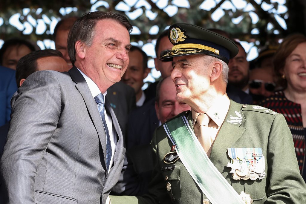 Jair Bolsonaro e o general Luiz Eduardo Ramos