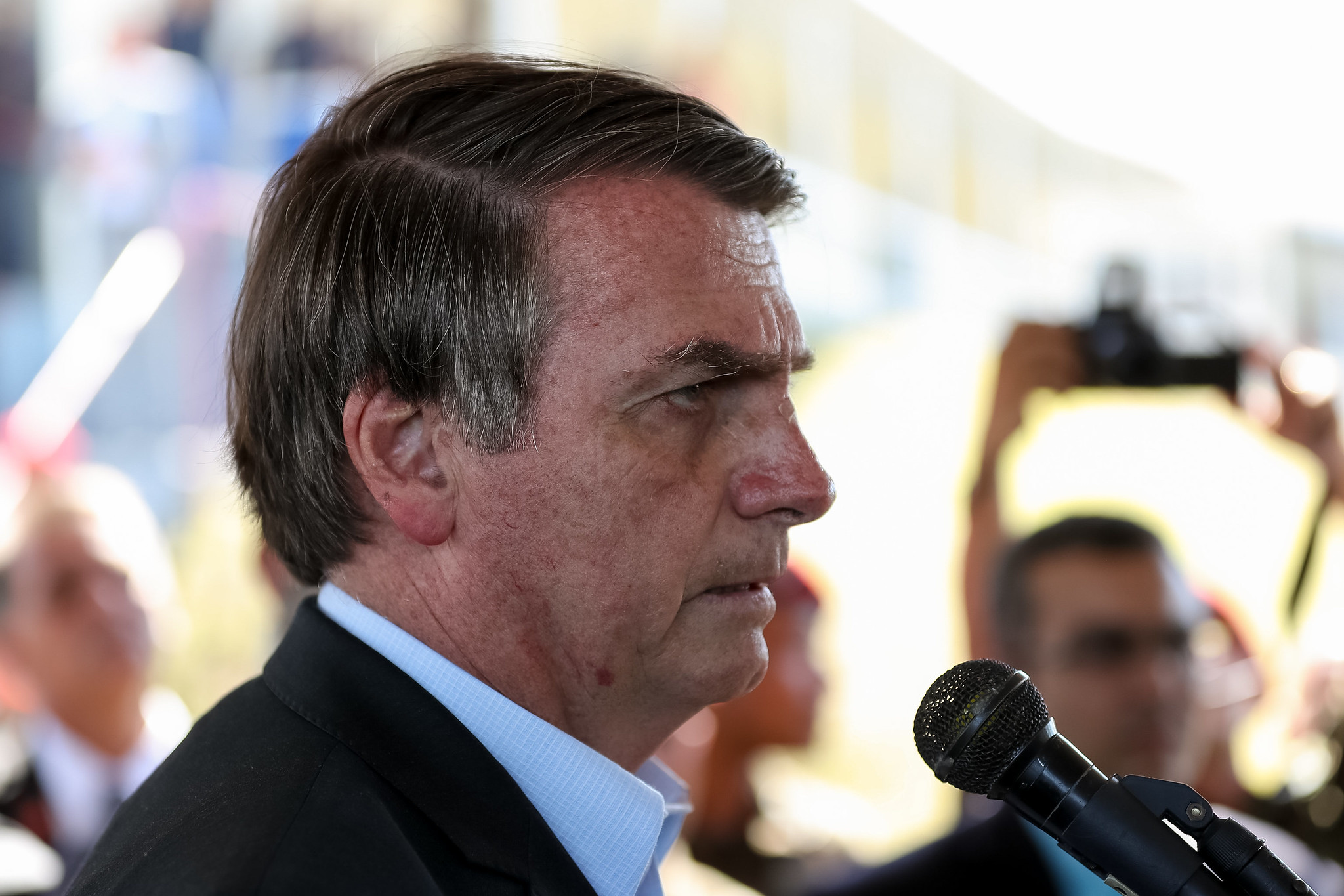 Bolsonaro afirma que vai cancelar assinaturas da ‘Folha’. Foto: Marcos Corrêa/PR