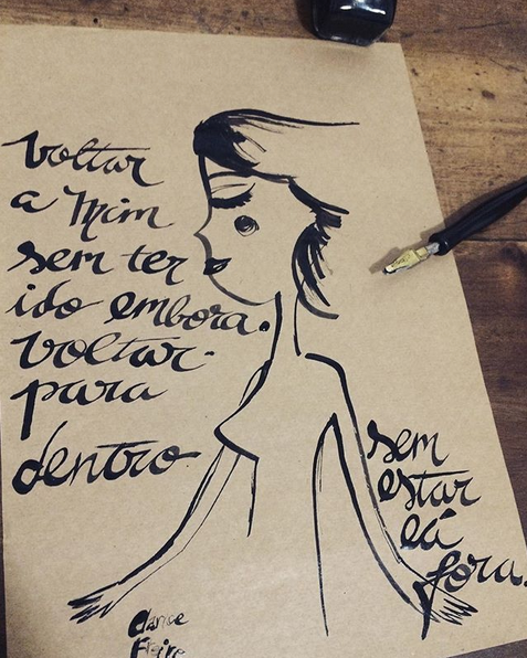 Clarice Freire investe em poesias de autoconhecimento no Instagram. Foto: Reprodução