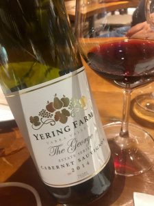 O vinho do final de semana: Yering Farm “The George” – Cabernet Sauvignon 2014