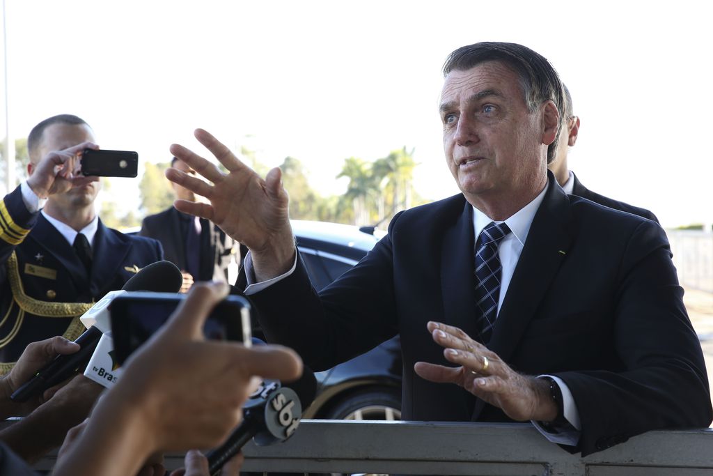 'A vacina é do Brasil, não é de nenhum governador', diz Bolsonaro sobre Doria. Foto: Antonio Cruz/ Agência Brasil