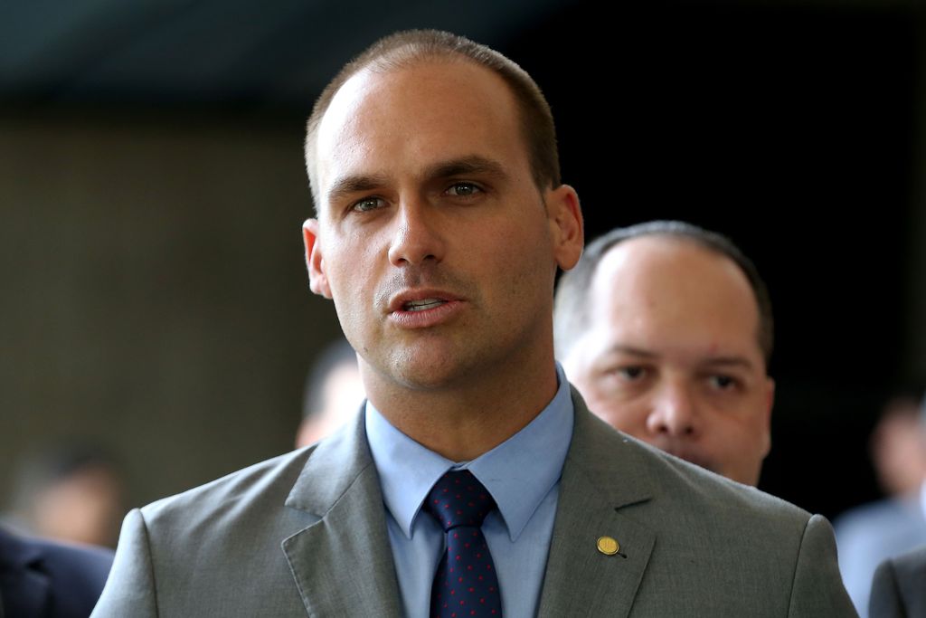 Eduardo Bolsonaro e ministra Tereza Cristina testam positivo para covid. Foto: Wilson Dias/Agência Brasil