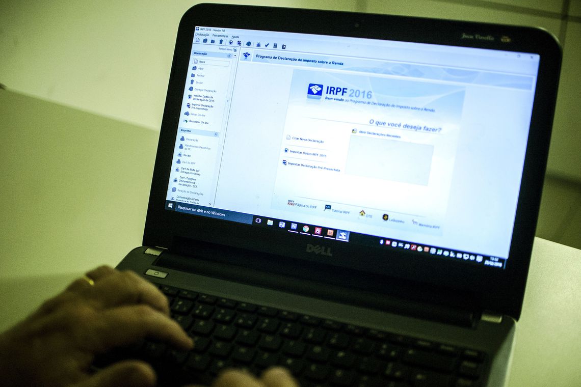 O imposto de renda deve ser declarado até o dia 30 de junho. Foto: Marcelo Camargo/Agência Brasil