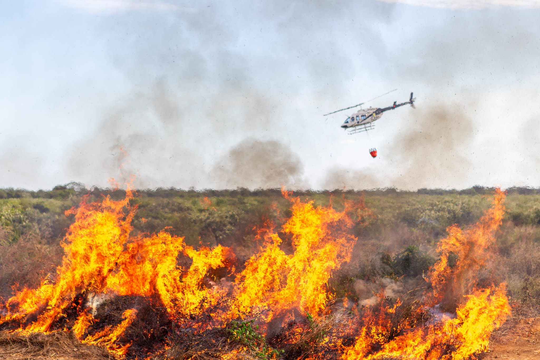 Força Nacional vai ajudar a controlar incêndio no Mato Grosso. Foto: Vinícius Mendonça/Ibama