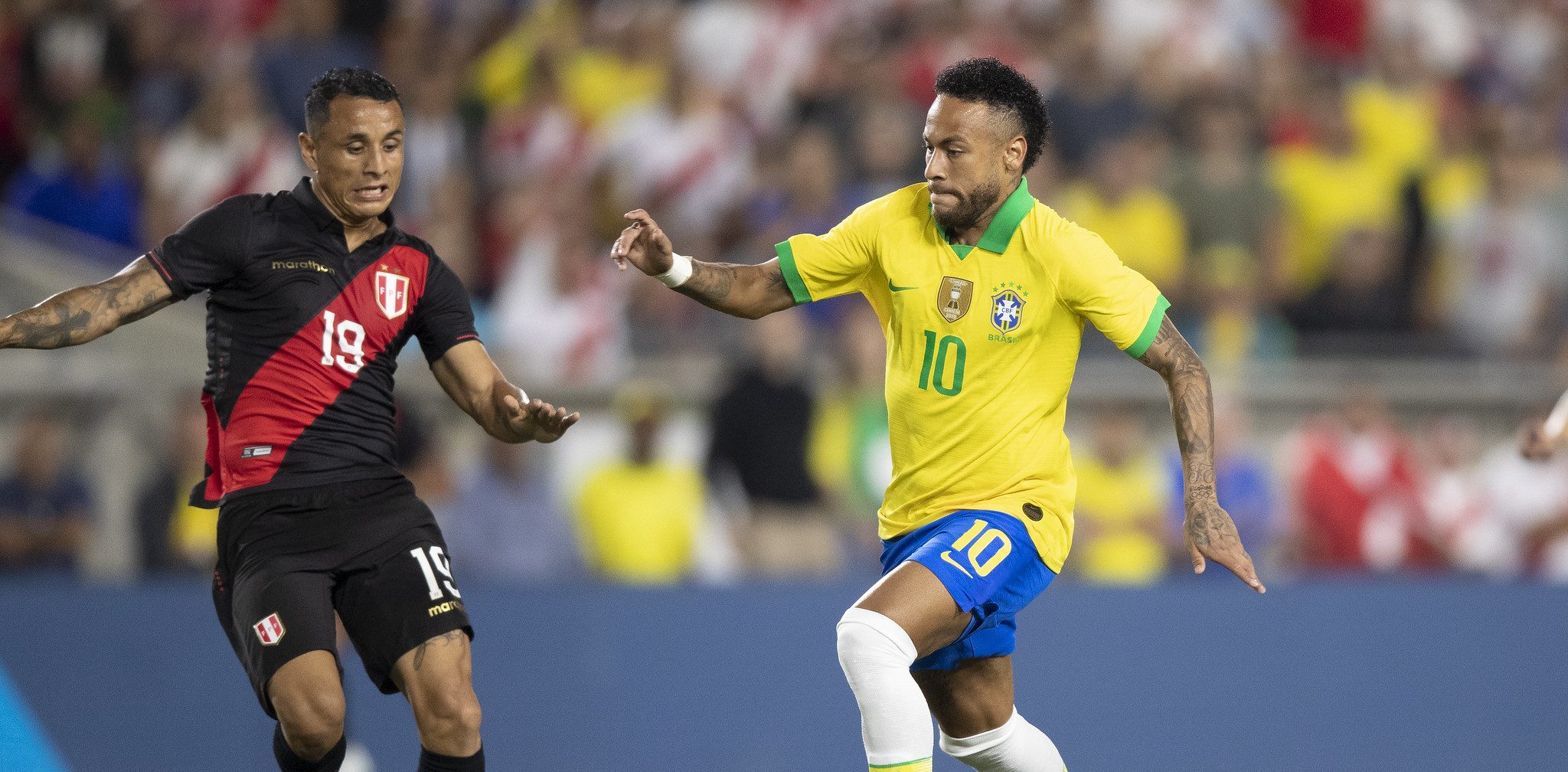 Com Neymar só no 2º tempo, Brasil joga mal, perde chances e é derrotado pelo Peru. Foto: Lucas Figueiredo/CBF
