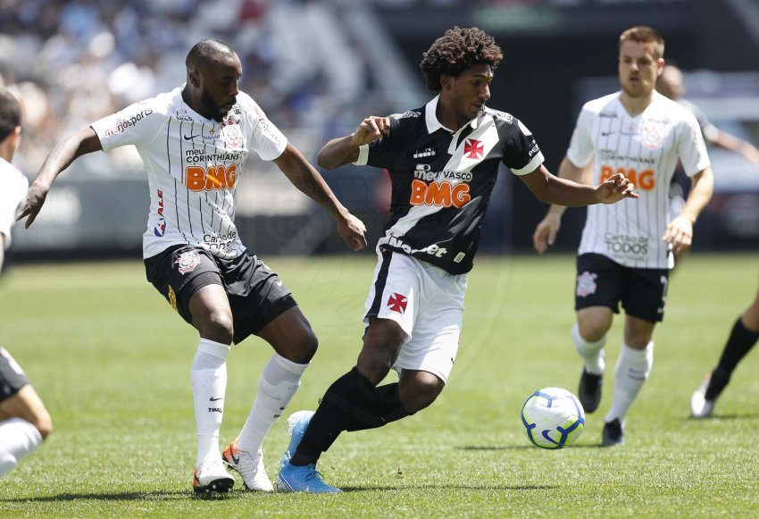 Corinthians aos 13 minutos do segundo tempo. O resultado deixa a equipe com 38 pontos, em quarto na tabela. Foto: Rafael Ribeiro/Vasco