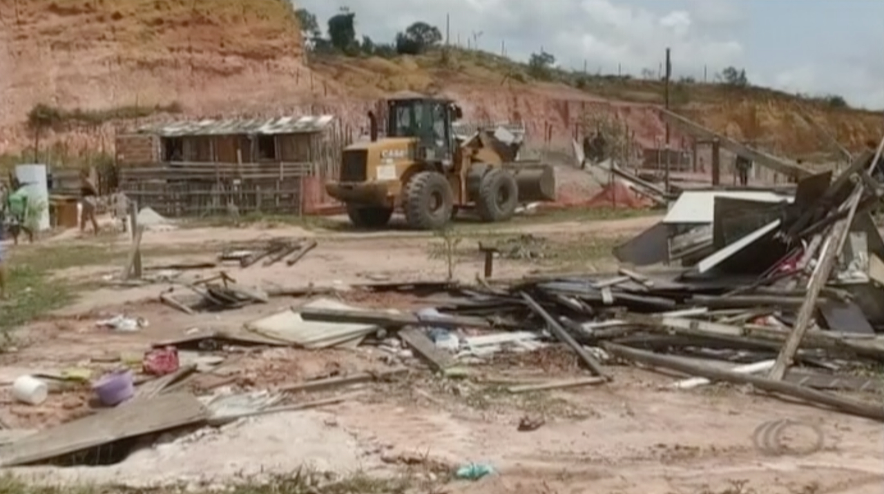 Imagem em destaque Reintegração de posse. Foto: Reprodução/TV Capixaba