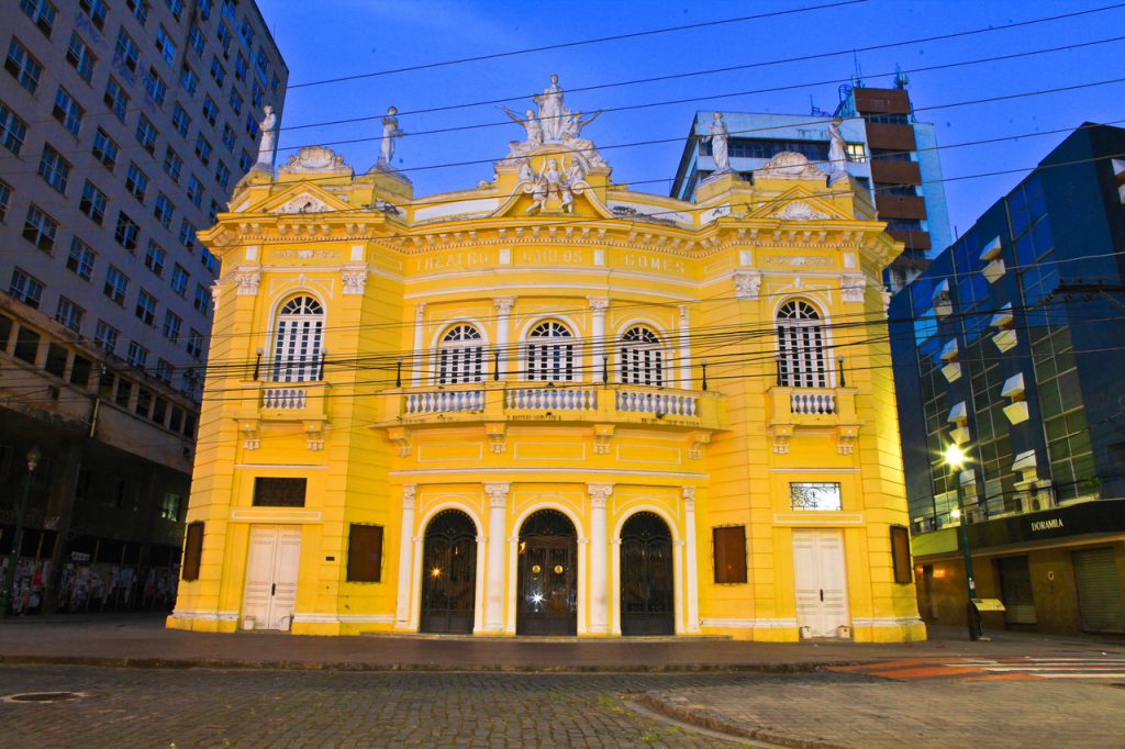 Teatro Carlos Gomes, no Centro de Vitória. Foto: Guilherme Ferrari/Arquivo