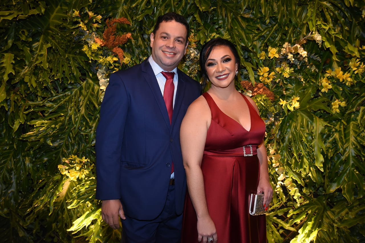 Os idealizadores do Prêmio Valor Empresarial de Vila Velha: Nerinho Teixeira e Aline Campos. Foto: Cloves Louzada