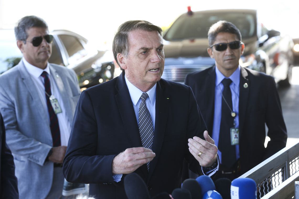 "Não tem lado A ou lado B", diz Bolsonaro sobre PSL. Foto: Antonio Cruz/ Agência Brasil