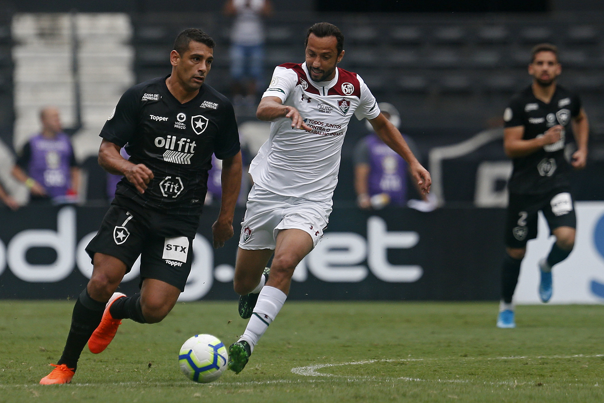 Vitória do Flu marca a a primeira partida de Marcão como técnico efetivo tricolor. O time chega aos 25 pontos, sobe para a 15ª posição da tabela e ganha fôlego na briga para se manter na primeira divisão. Foto: Vitor Silva/Botafogo