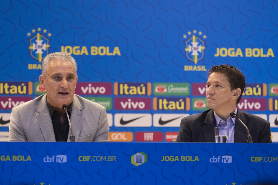 Tite e Juninho Paulista