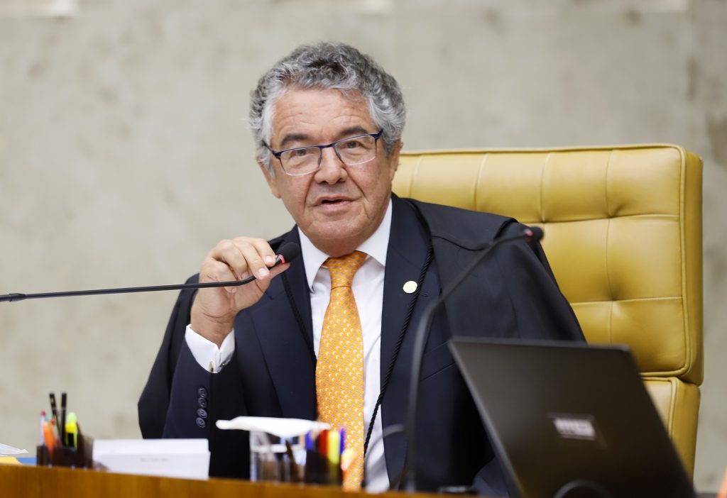 Relator das ações, o ministro Marco Aurélio profere seu voto no julgamento sobre prisão em segunda instância. Foto: Rosinei Coutinho/SCO/STF
