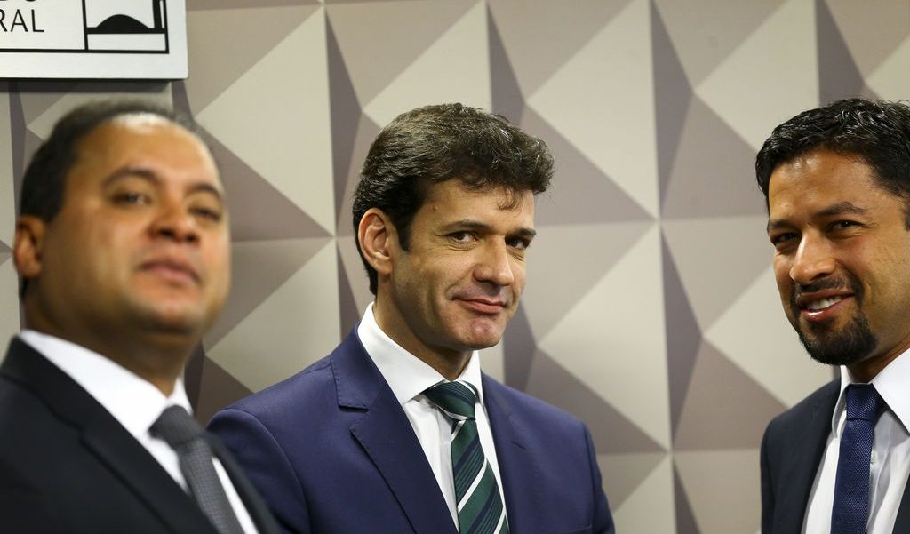 O ministro do Turismo, Marcelo Álvaro Antônio, participa de audiência pública da Comissão de Transparência, Governança, Fiscalização e Controle e Defesa do Consumidor do Senado. Foto: Marcelo Camargo/Agência Brasil