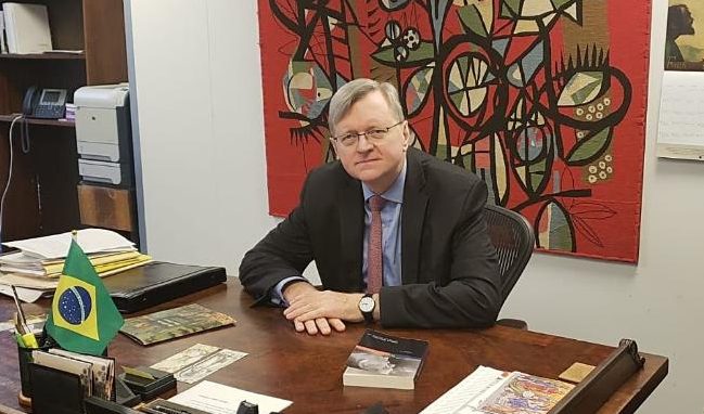 Bolsonaro formaliza indicação de Nestor Forster à Embaixada do Brasil nos EUA. Foto: Divulgação Itamaraty