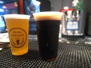 Ipa e Oatmeal Stout da Casa107. Foto: Leticia Orlandi