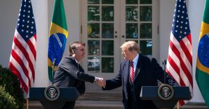 ‘Declaração em março deixa claro que apoio o Brasil na OCDE’, diz Donald Trump. Foto: Tia Dufour/Official White House