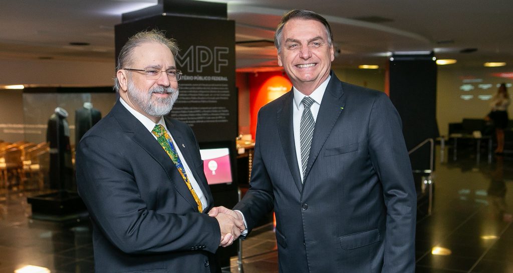 Fora da agenda, Bolsonaro se convida para ir à PGR encontrar Augusto Aras. Foto: Antonio Augusto/Secom/PGR