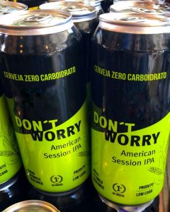 Cerveja Session IPA da Don't Worry tem zero carboidrato. Foto: Divulgação