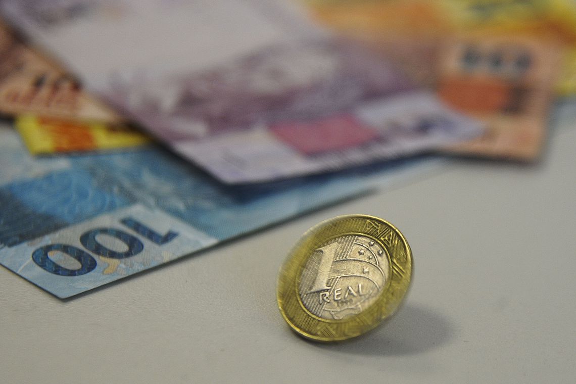 Dinheiro; moeda; economia. Foto: Marcello Casal Jr./Agência Brasil