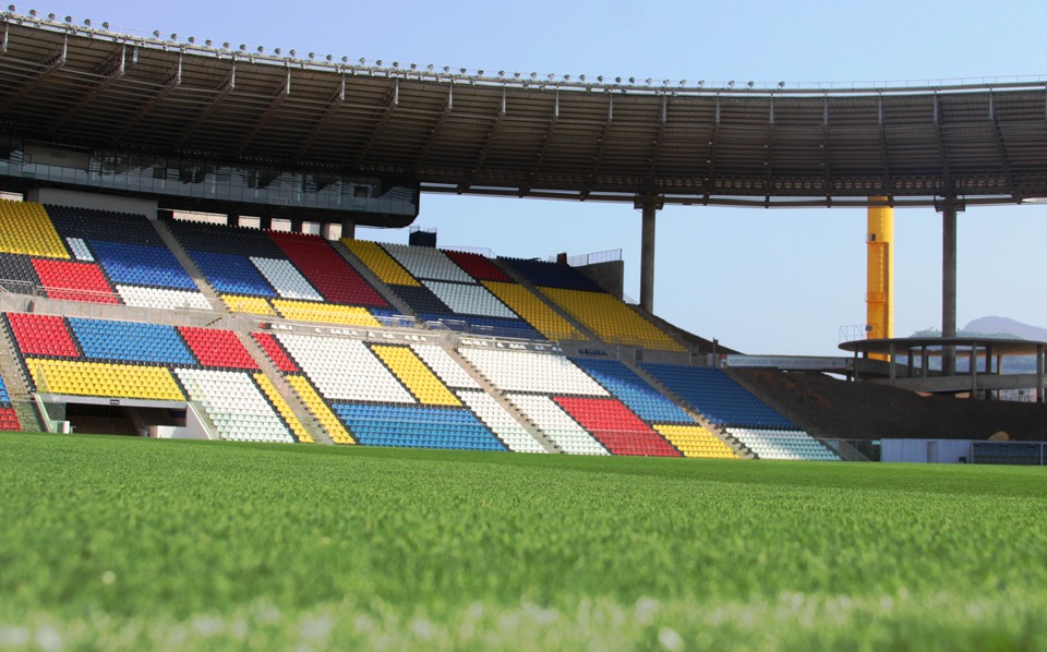 Estádio Kleber Andrade, em Cariacica, irá receber jogos da Seleção Feminina. Foto: Divulgação/Sesport