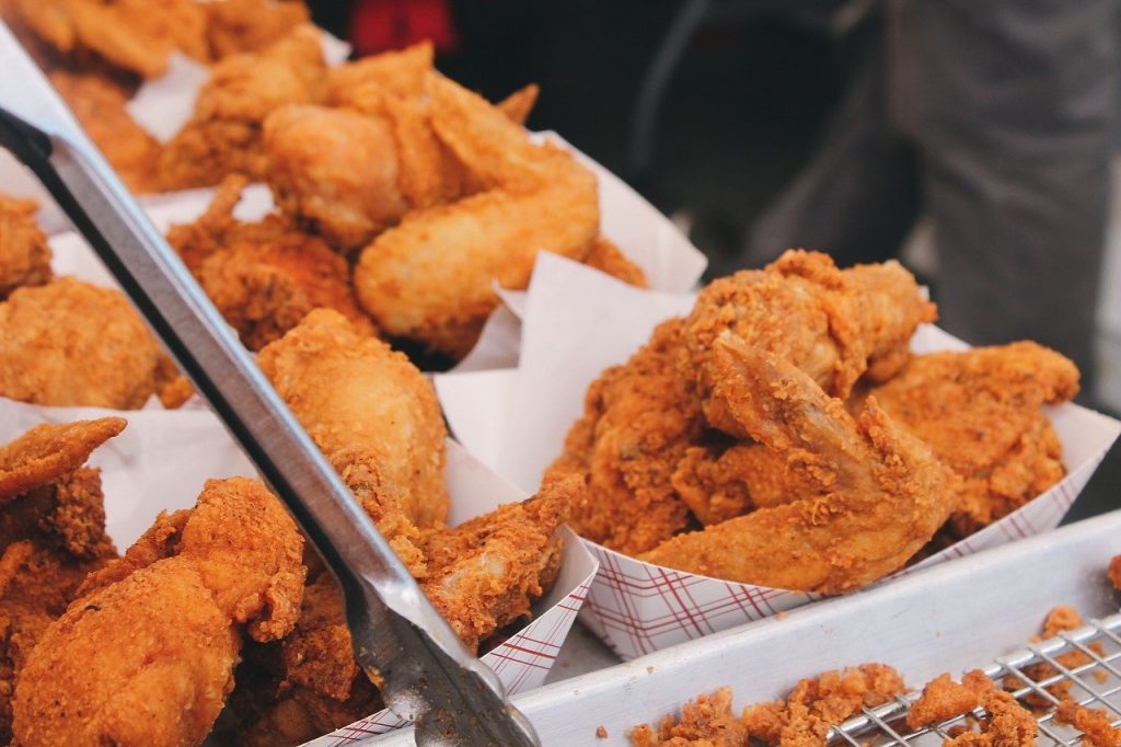 Frango frito. Foto: Pixabay