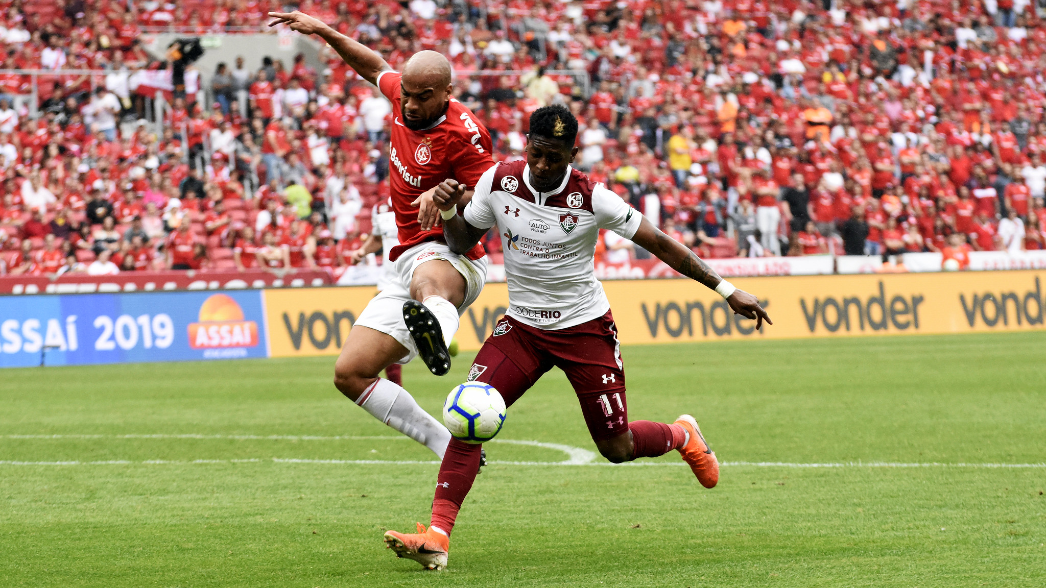 Inter vence e aumenta o drama do Flu contra o rebaixamento. Foto: Mailson Santana/Fluminense FC