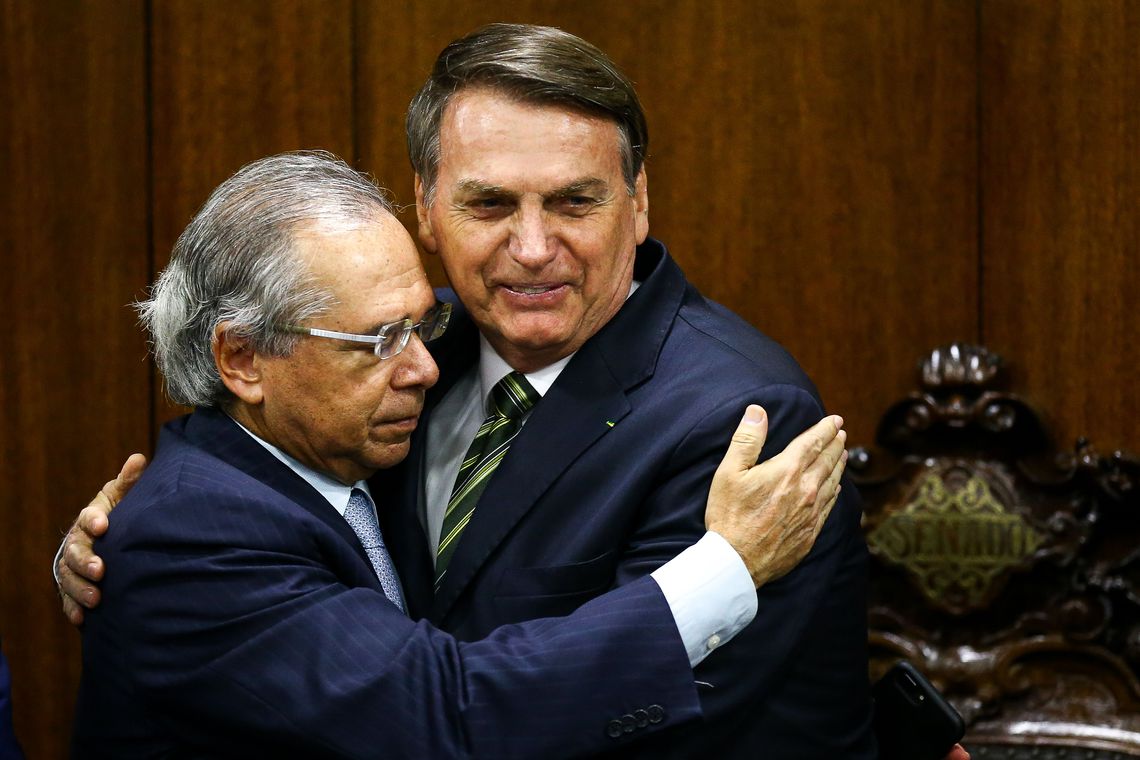 Guedes propõe a Bolsonaro cortar deduções do IR para Renda Brasil chegar a R$ 300. Foto: Marcelo Camargo/Agência Brasil Brasilia-DF