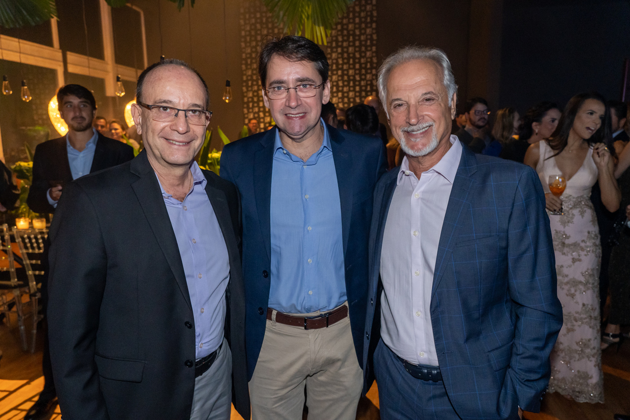 Sérgio Sotelino, Álvaro Farjado e Jonas Zucchi. Foto: Cacá Lima