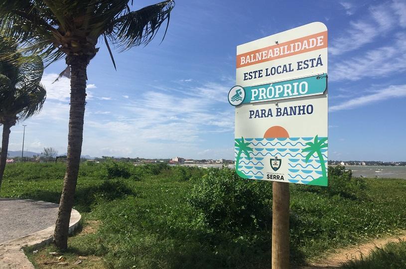 Balneabilidade na Serra. Foto: Divulgação/PMS
