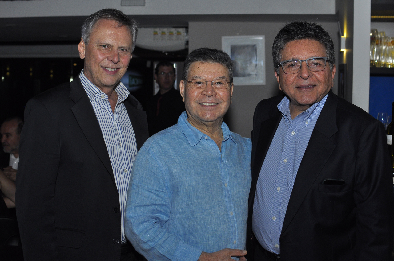 Carlos Magalhães, Celso Siqueira e Walter Cavalcante Júnior. Foto: Pepê