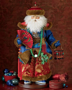 Dun Che Lao Ren é a representação do Papai Noel na China. Foto: Pinterest
