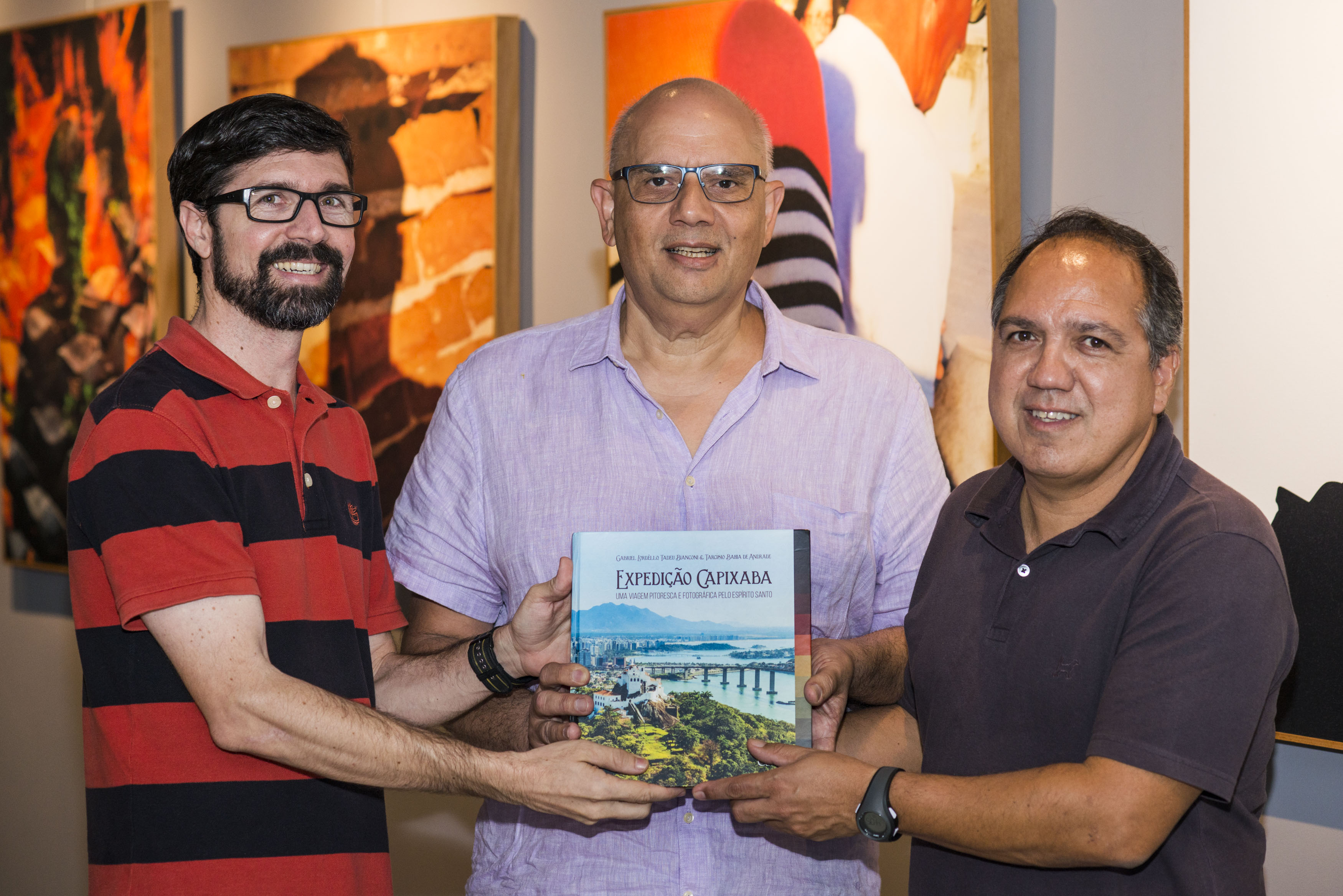 Da esquerda para a direita, Gabriel Lordêllo, Tadeu Bianconi e Tarcísio Bahia. Foto: Divulgação