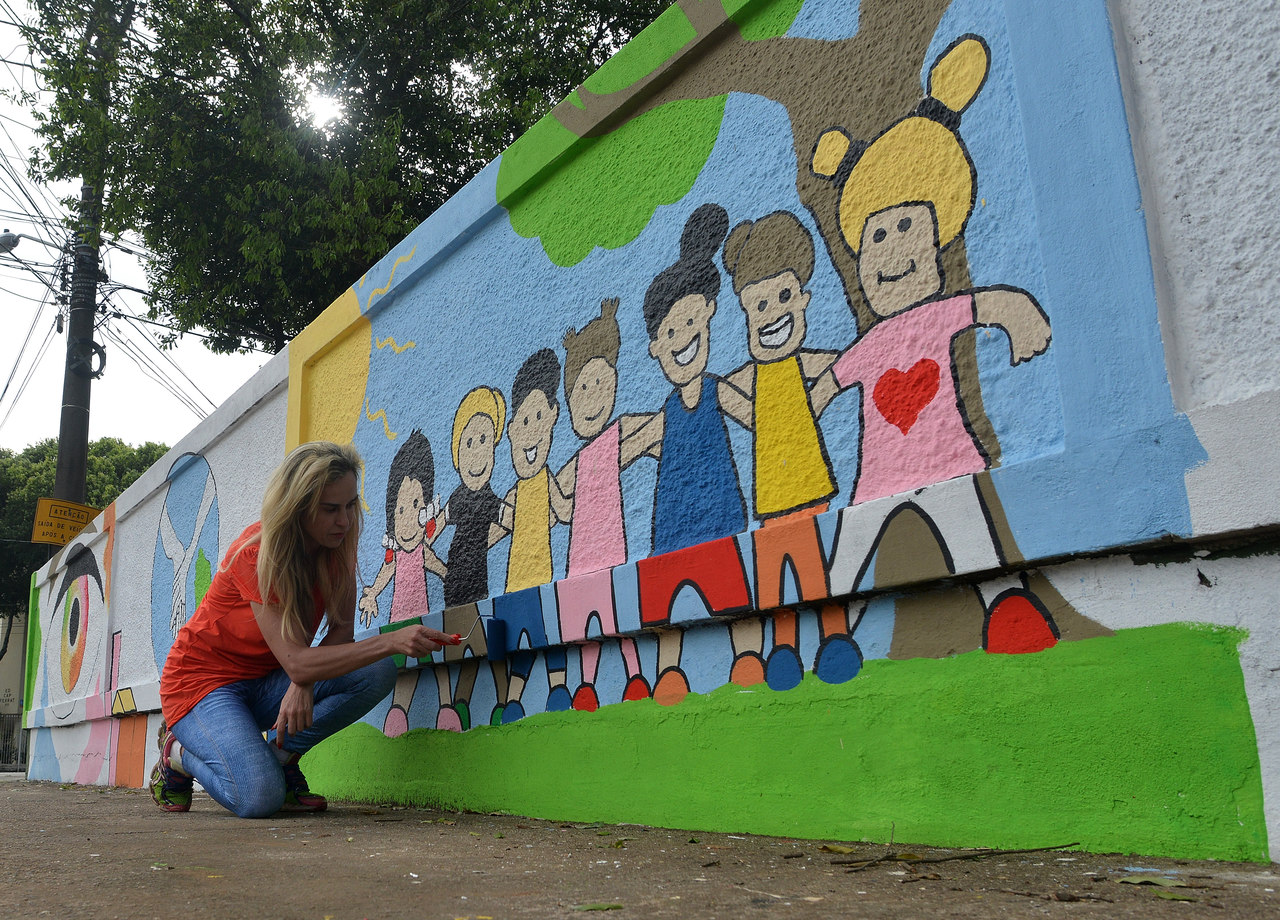 Muros em Jardim da Penha celebram os 50 anos do bairro. Foto: Chico Guedes