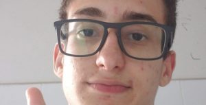 O estudante João Pedro Calenzani Marinho passou em primeiro lugar no processo seletivo do Ifes 2020. Foto: Arquivo Pessoal