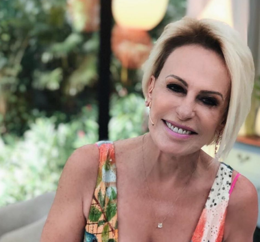 Apresentadora Ana Maria Braga. Foto: Reprodução/Instagram