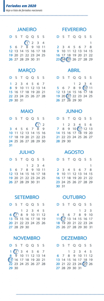 Dez feriados poderão ser emendados com sábados e domingos. Foto: Agência Brasil