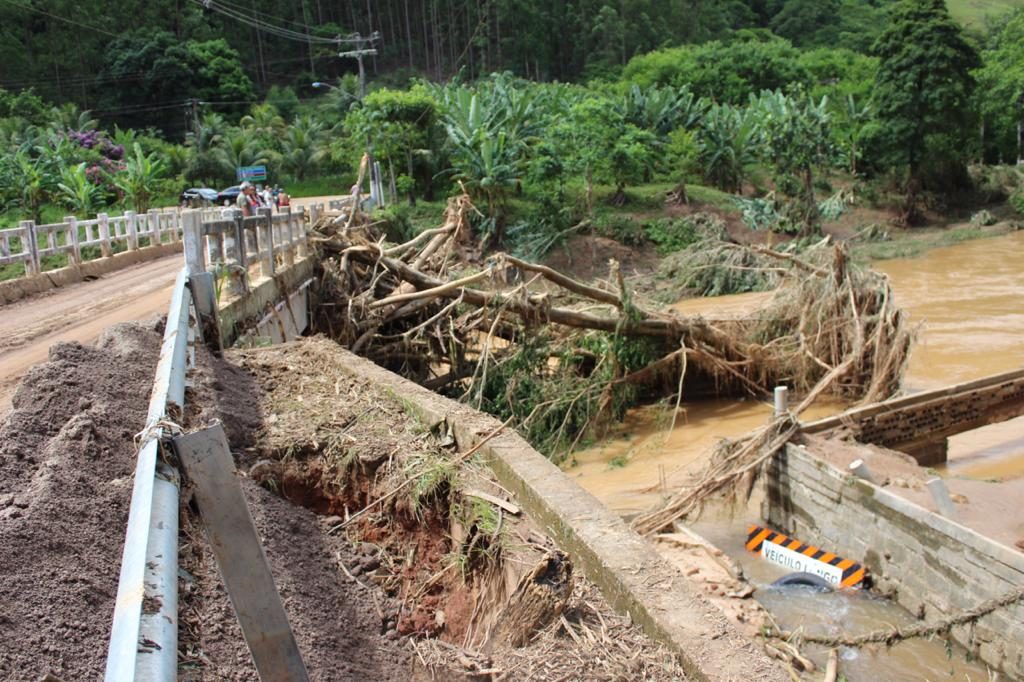 Ponte sobre o Rio Benevente, em Alfredo Chaves. Foto: Divulgaçõ/DER