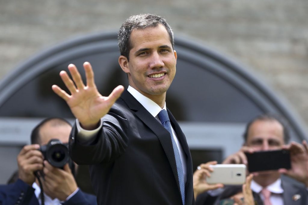 Presidente interino da Venezuela Juan Guaidó. Foto: Marcelo Camargo/Agência Brasil