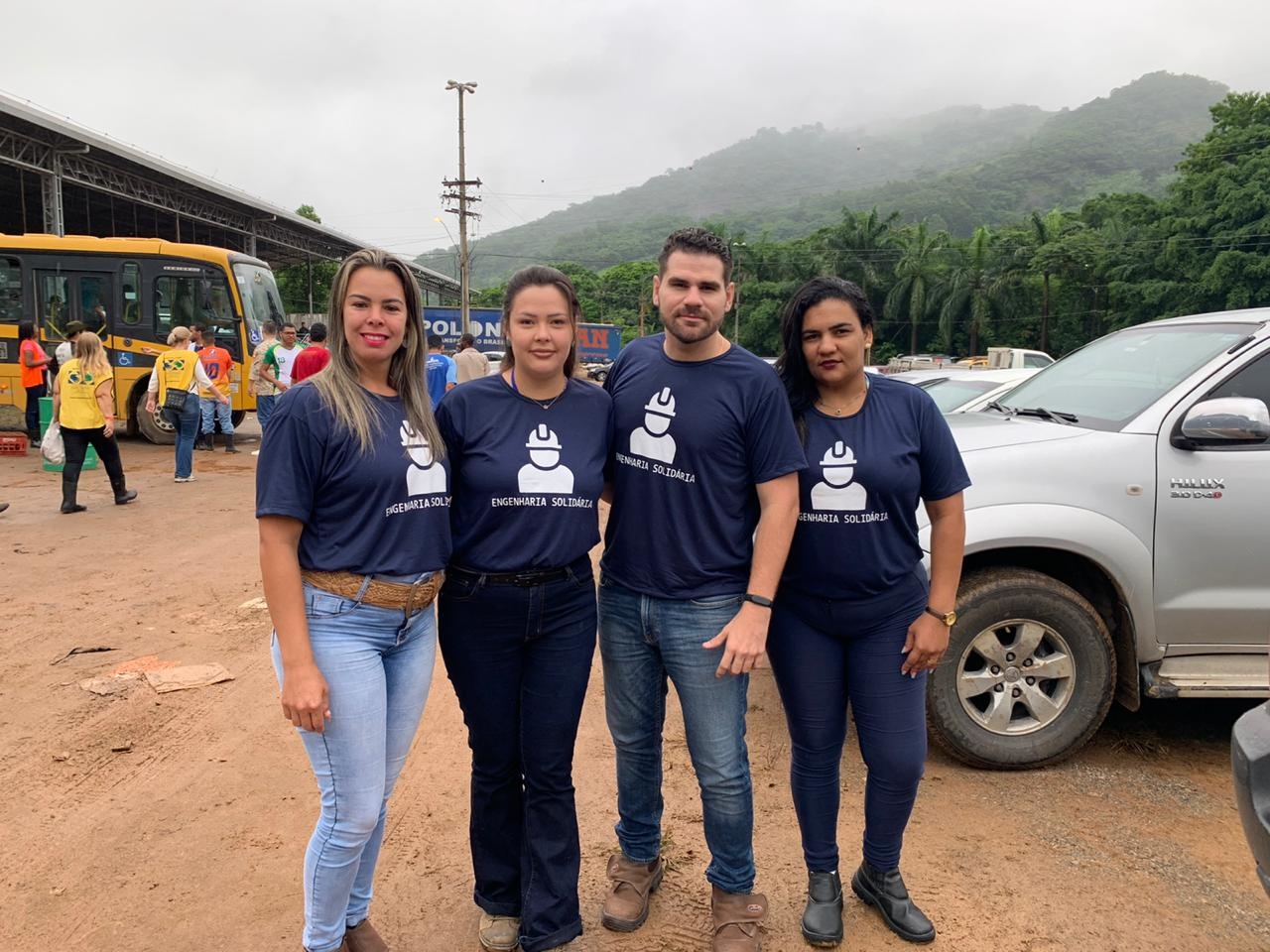 Engenheiros oferecem vistoria técnica em imóveis atingidos pela chuva em Iconha. Foto: Divulgação