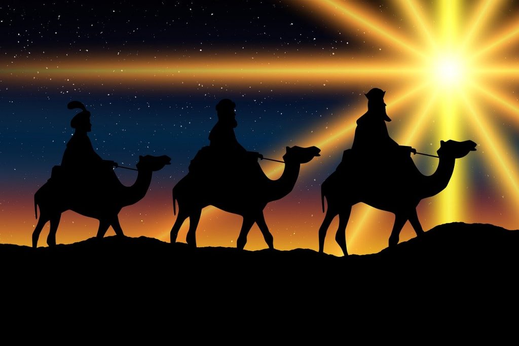 Três reis magos. Foto: Pixabay