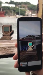 Aplicativo permite que adesivo ganhe vida no celular. Foto: Divulgação