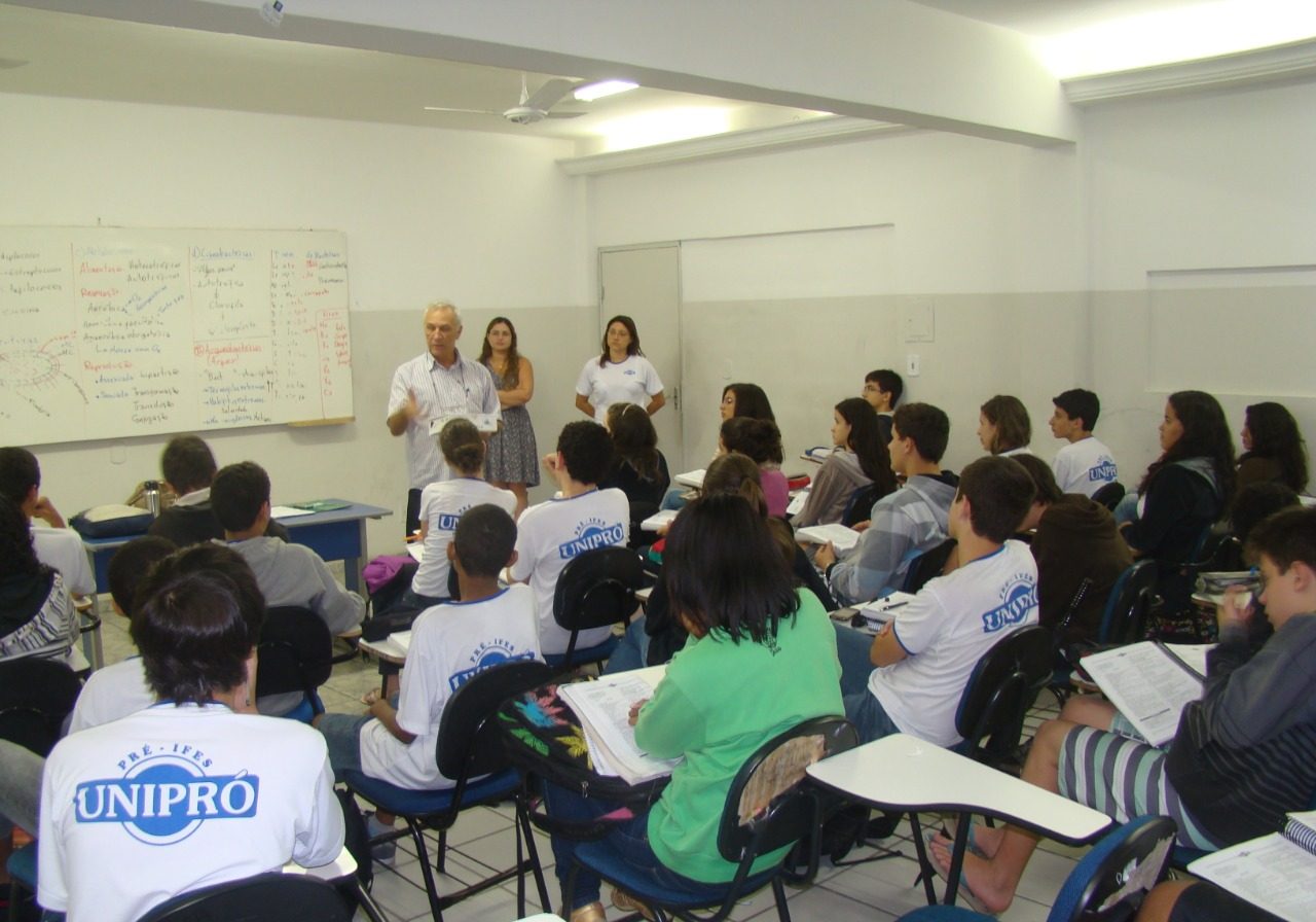 Dos alunos que fizeram Unipró em 2019, 350 foram aprovados no Ifes. Desses, 44 passaram em primeiro lugar. Foto: Divulgação