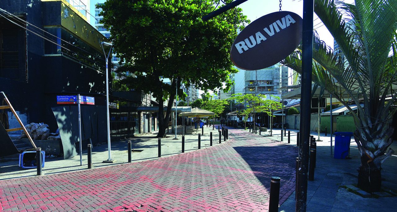 Evento no Triângulo no último sábado terminou em confusão. Foto: Chico Guedes