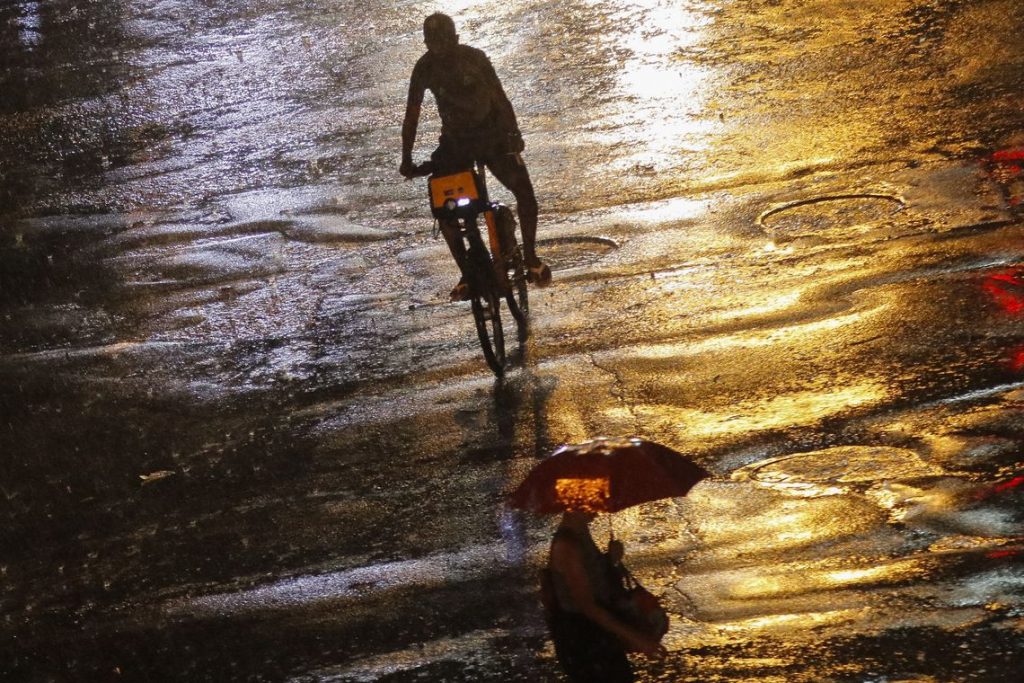 Temporal no Rio de Janeiro. Foto: Fernando Frazão/Agência Brasil