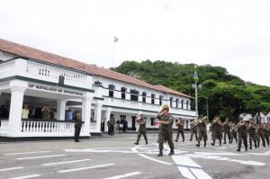 Homens do Exército no 38º BI do ES. Foto: 38 BI