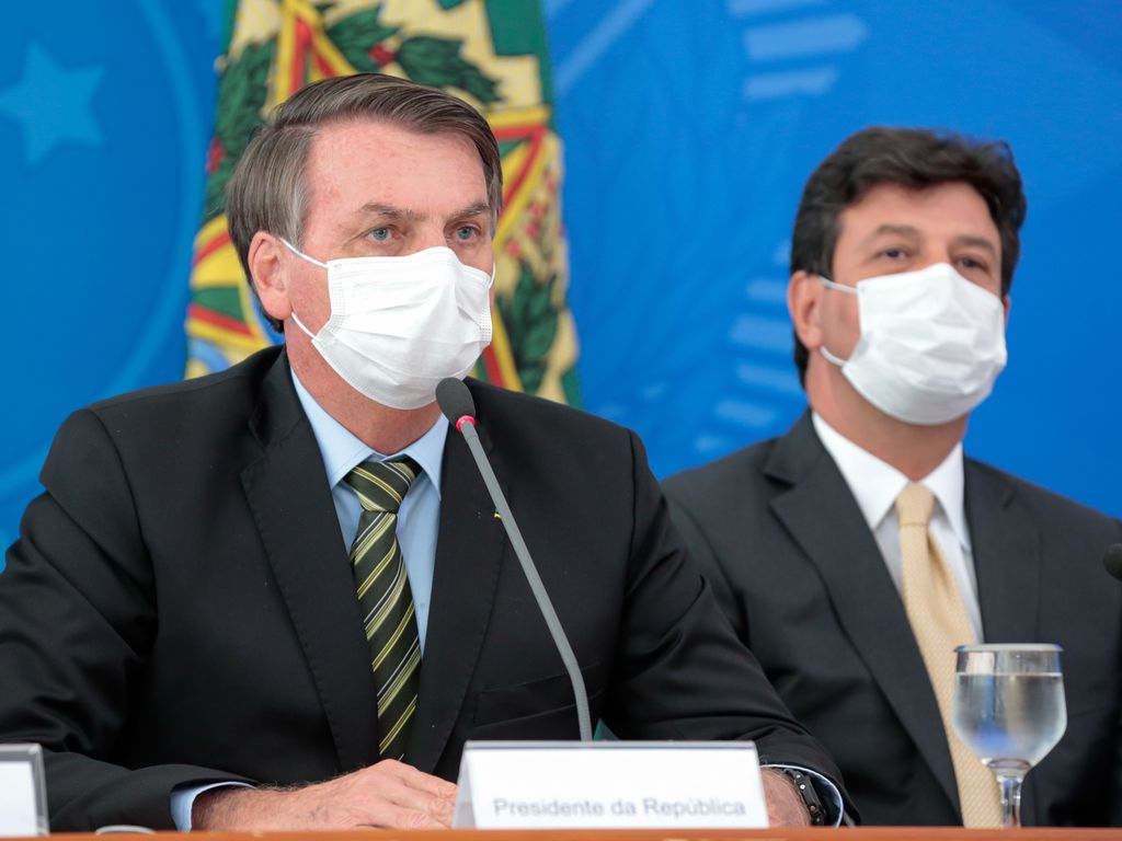Bolsonaro afirma que Mandetta não tem 'humildade'. Foto: Carolina Antunes/PR