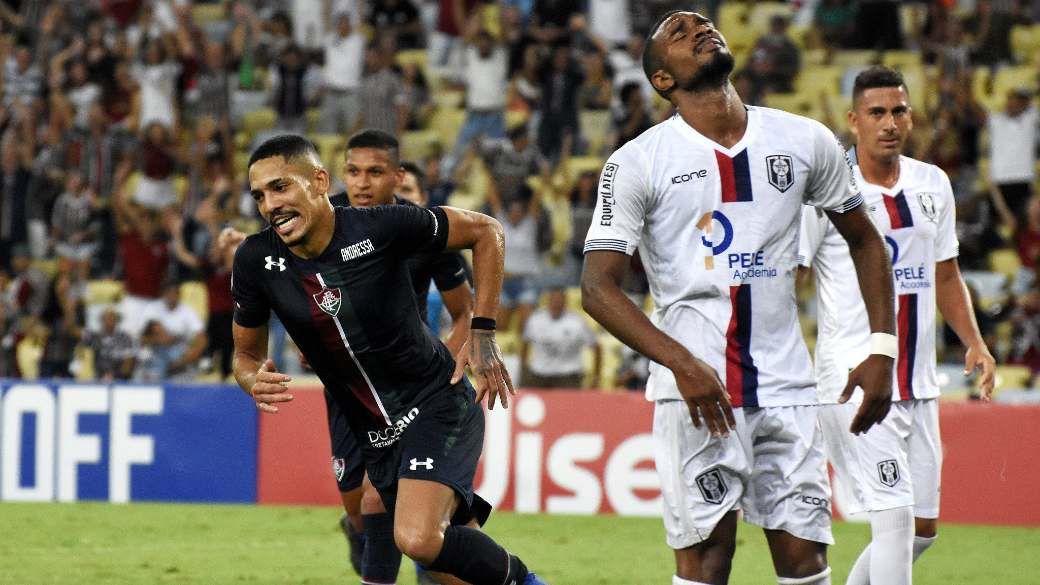 Gilberto marcou o último gol na vitória deste domingo conta o Resende. Foto: Mailson Santana/Fluminense FC