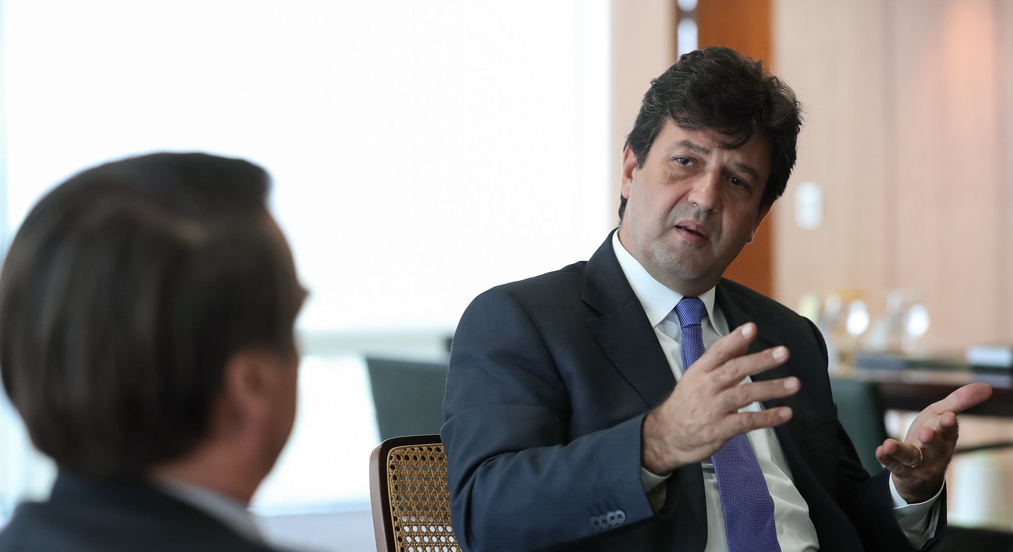 Mandetta não aceitará isolamento vertical de Bolsonaro. Foto: Marcos Corrêa/PR